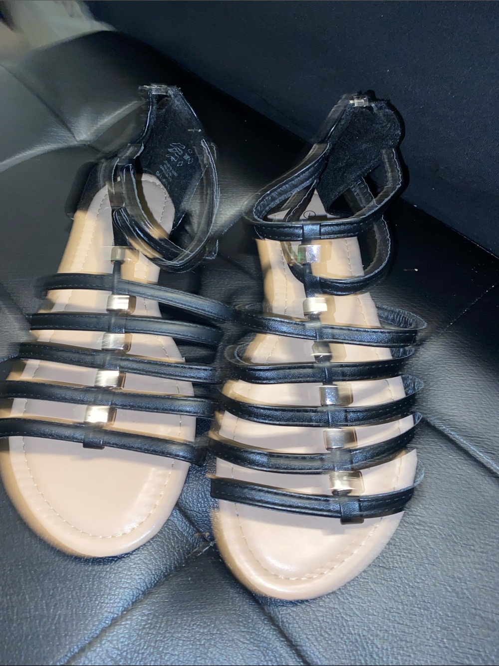 Black Strappy Women’s Sandals - Sleek Everyday Style
